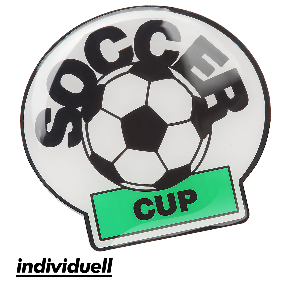 Pin (Metall-Anstecker aus Alu), längste S. 16 mm