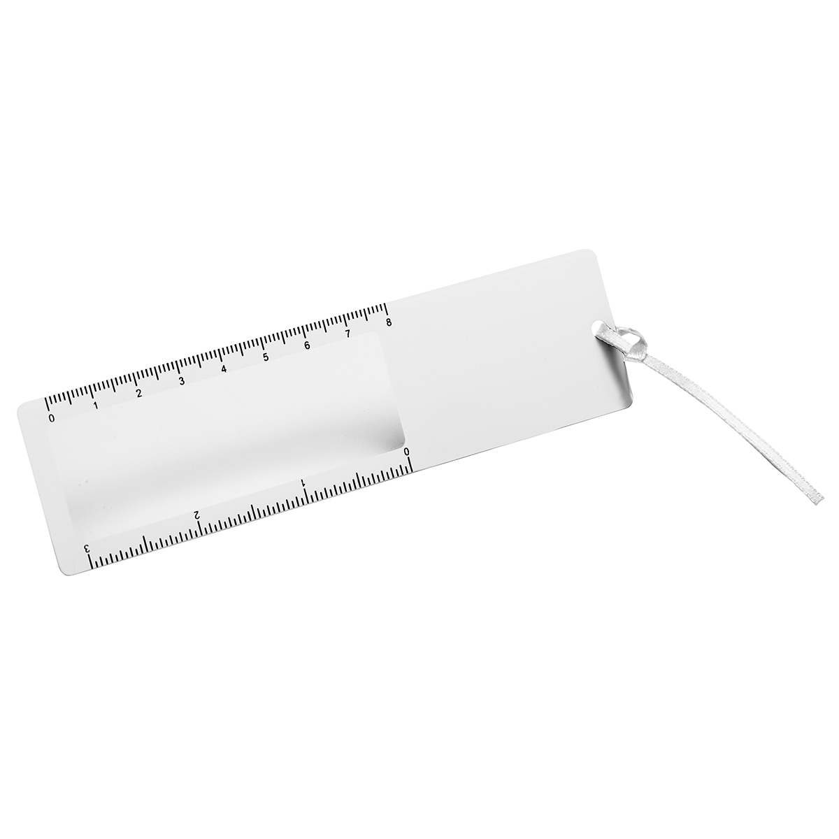 Lesezeichen mit Lupe